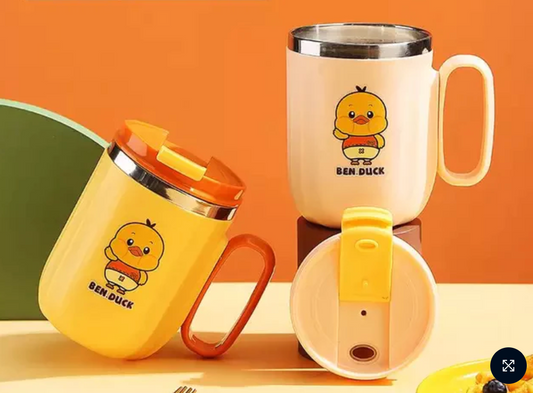 Ca Giữ Nhiệt Có Tay Cầm Hình Con Vịt IQIX & BEN DUCK 400ml