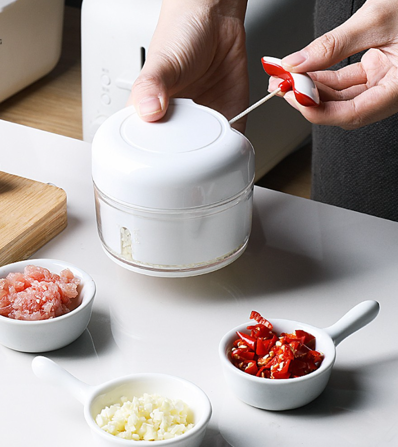 DỤNG CỤ XAY TỎI ỚT BẰNG TAY MINI FOOD CHOPPER