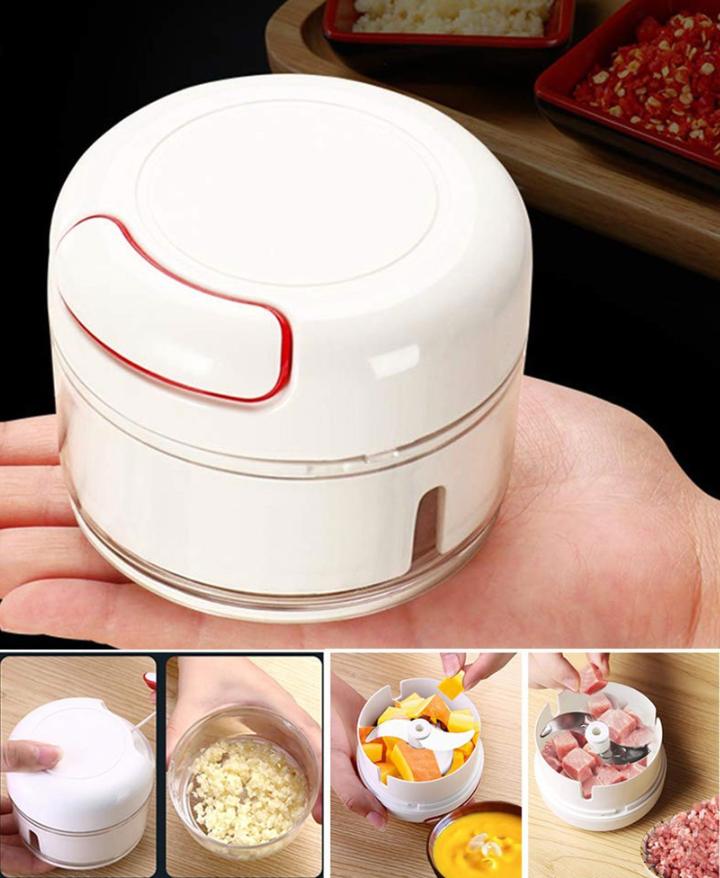 DỤNG CỤ XAY TỎI ỚT BẰNG TAY MINI FOOD CHOPPER