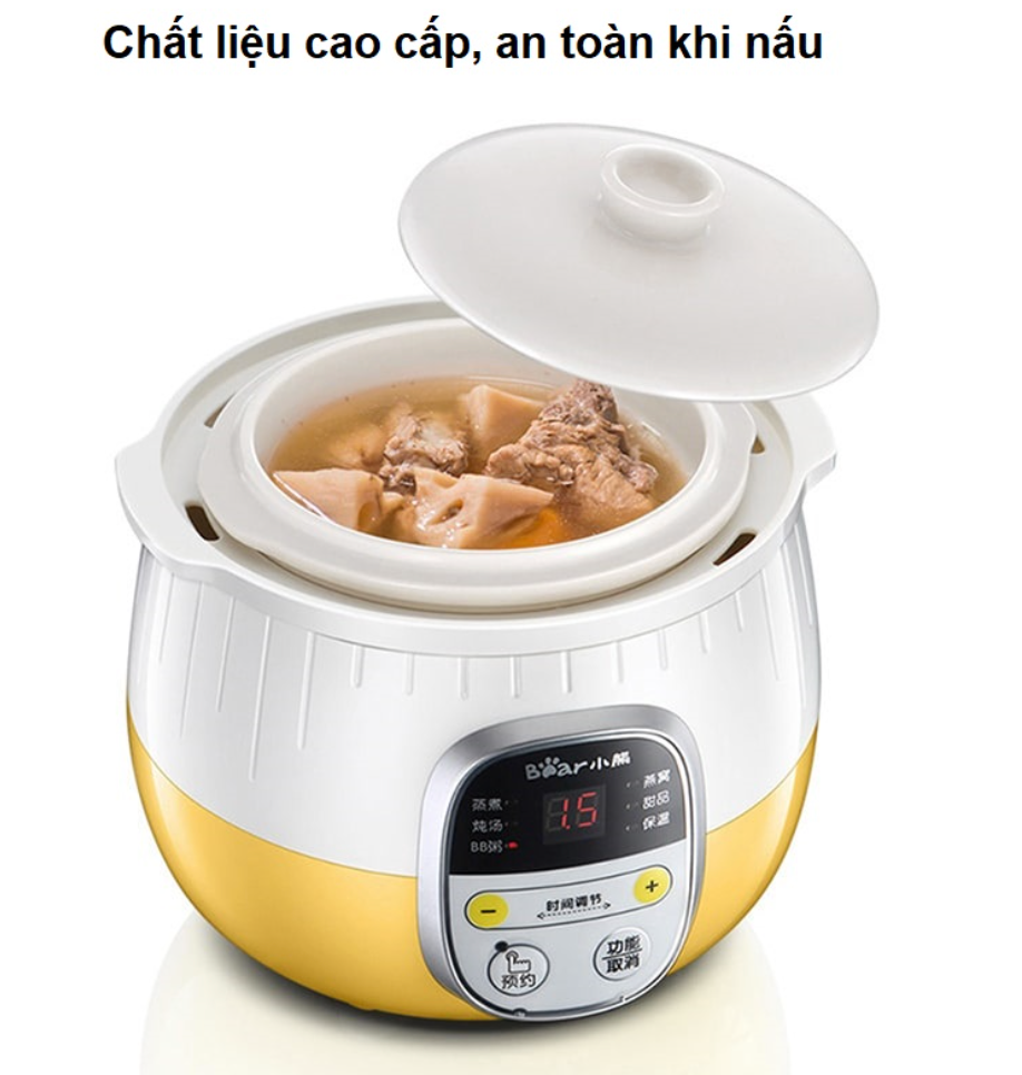 Nồi Nấu Chậm Bear 0.8L SUBE001