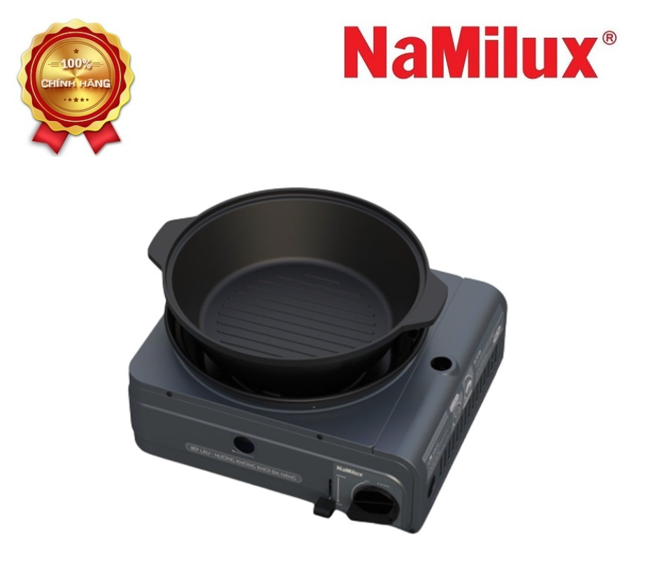 Bếp Nướng Không Khói Đa Năng Namilux GS2621PF (tặng kèm hộp nhựa đựng bếp) - Hàng Chính Hãng (Bảo Hành 12 Tháng)