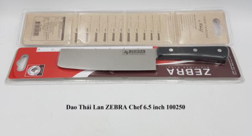 Dao Thái Lan ZEBRA Vegetable Knife Chef 6.5 inch- 100250