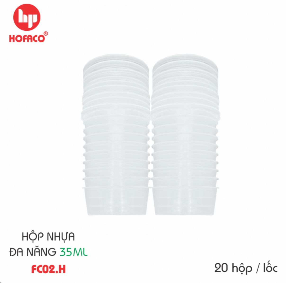 HỘP TRÒN ĐA NĂNG 35ML - FC02.H