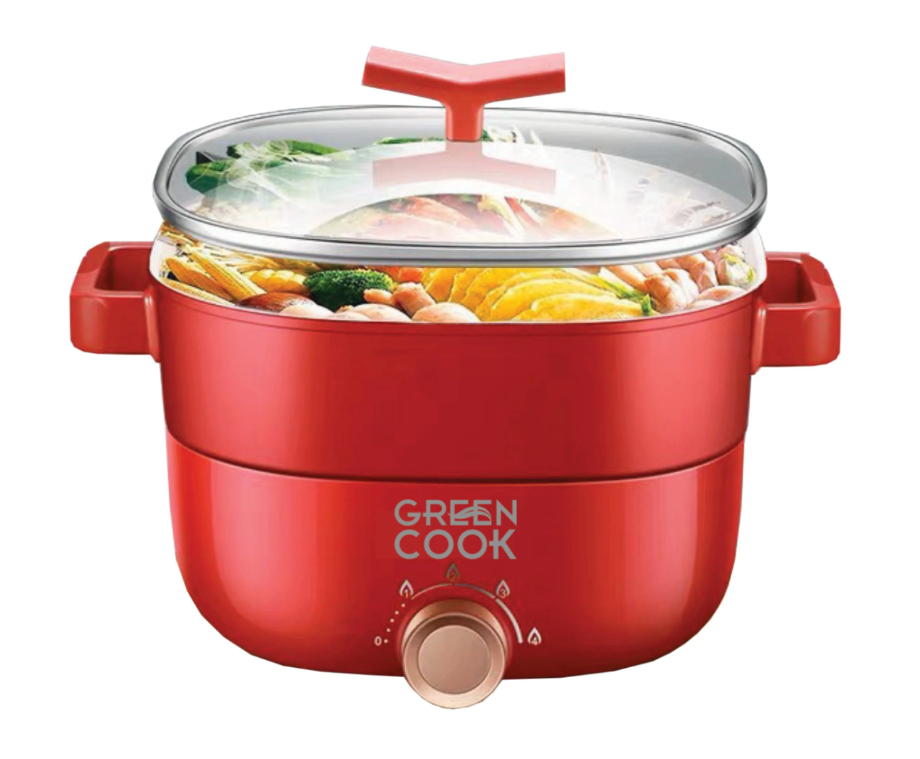 Nồi Lẩu Điện Hấp GreenCook- GCEH233