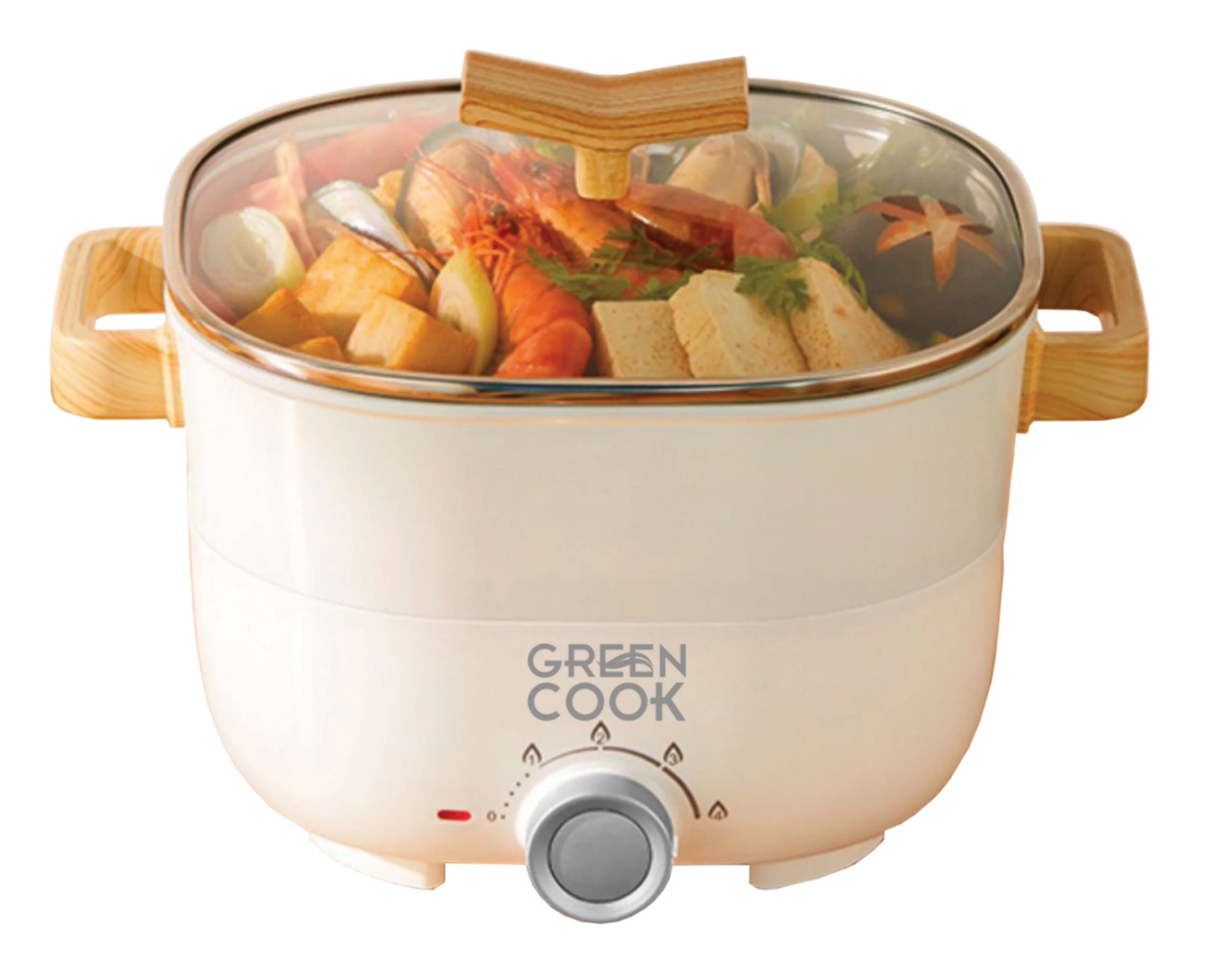 Nồi Lẩu Điện Hấp GreenCook- GCEH233