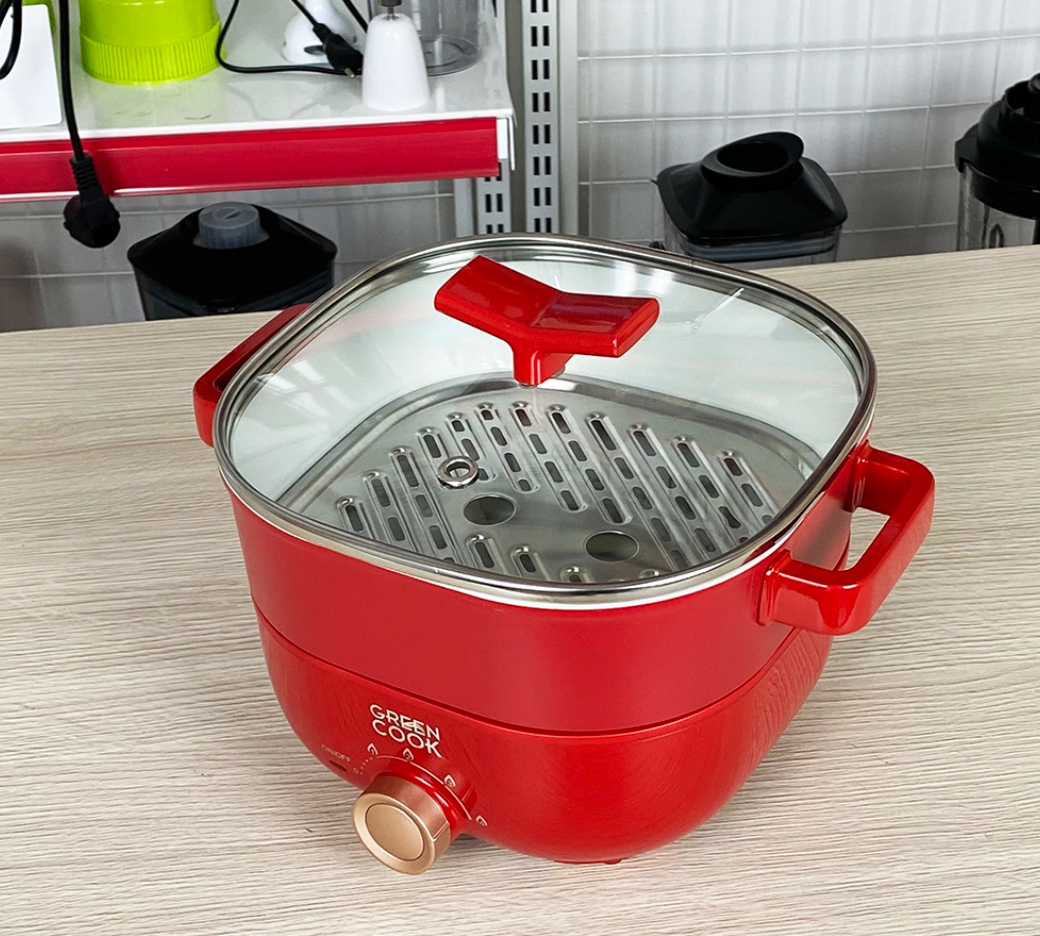 Nồi Lẩu Điện Hấp GreenCook- GCEH233