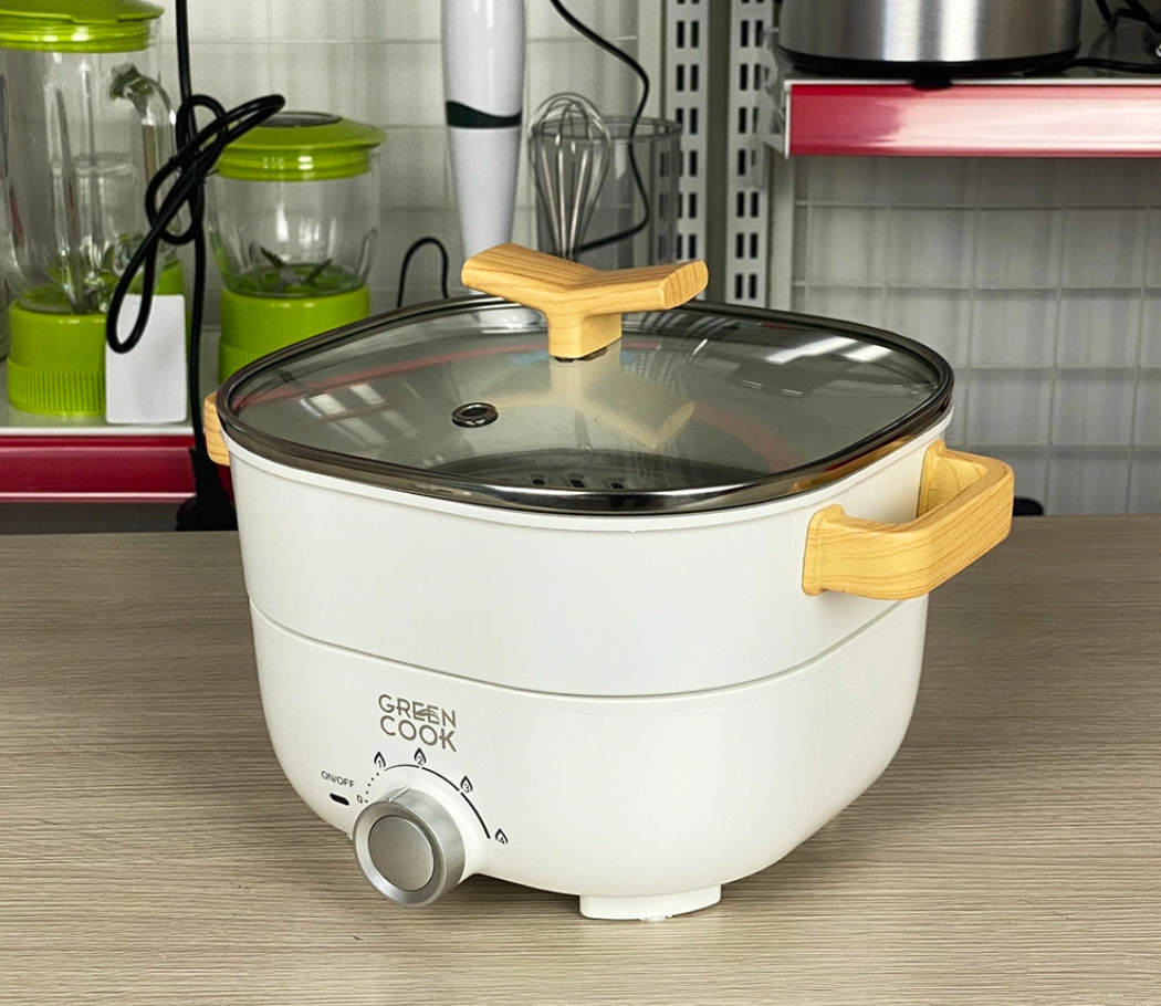 Nồi Lẩu Điện Hấp GreenCook- GCEH233