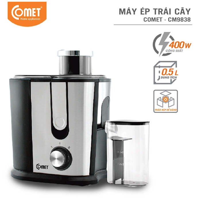 Máy Ép Trái Cây 400W COMET - CM9838