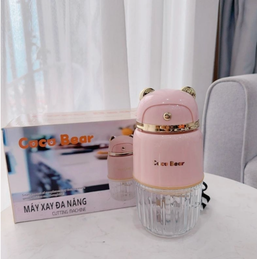 Máy Xay Ăn Dặm Cocobear 0.3L 8 lưỡi dao, sắc bén