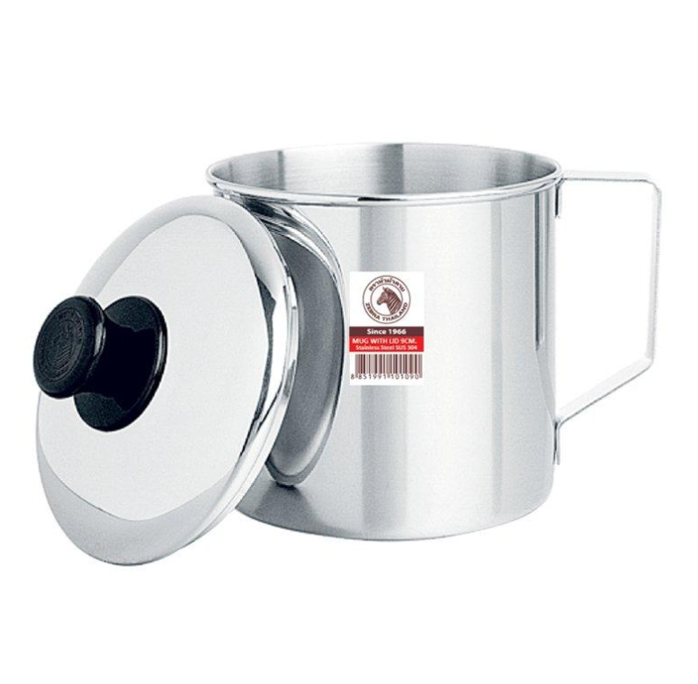 Ca nước Inox Zebra Thái Lan cao cấp có nắp 09cm - 110109