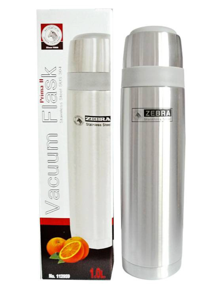 Bình giữ nhiệt ZEBRA Thailand Cao cấp Inox 1L - Prima - 112959