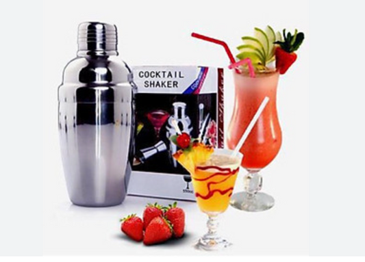 Bình Lắc Shaker Inox Dày 550 cc - Pha Chế Cocktail , Trà Sữa