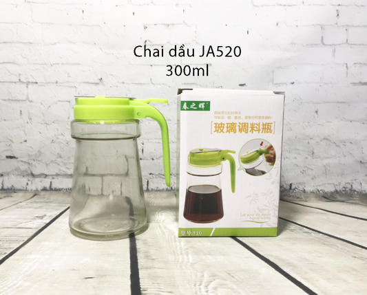 Bình thủy tinh rót dầu 300ml