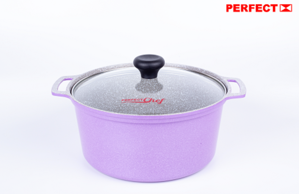 NỒI ĐÁ CHỐNG DÍNH NANO CERAMIC PERFECT CHEF SIZE 22