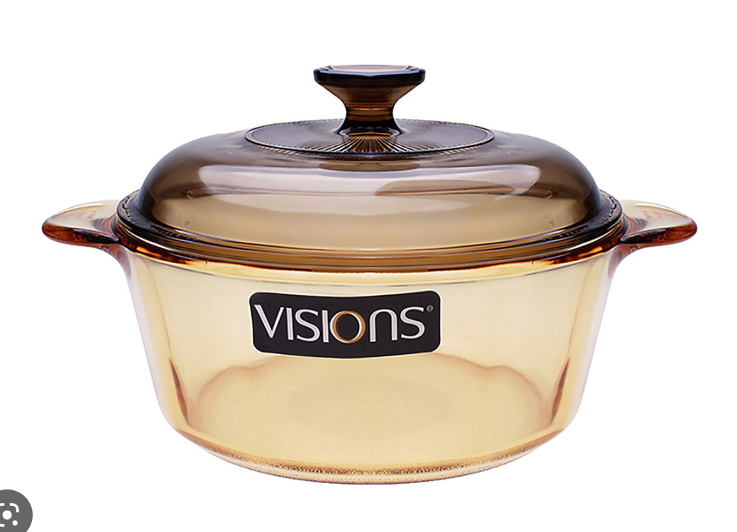 Nồi thuỷ tinh Visions 3.5L (loại thấp) VSD-3.5/CL1 , Bảo Hành 10 năm ,Xuất xứ từ Pháp - Hàng chính hãng