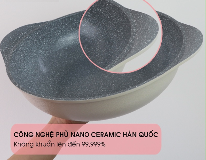 NỒI LẨU ECORAMIC 28CM (CHẢO LẨU)