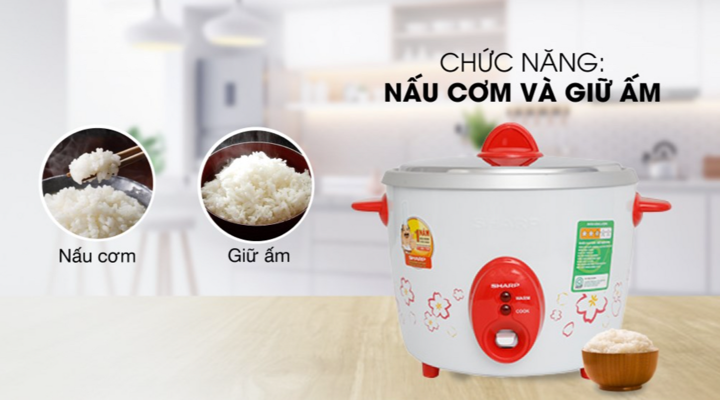 Nồi cơm điện Sharp 2.2 lít KSH-D22